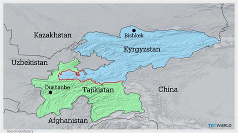 is kyrgyzstan larger than tajikistan